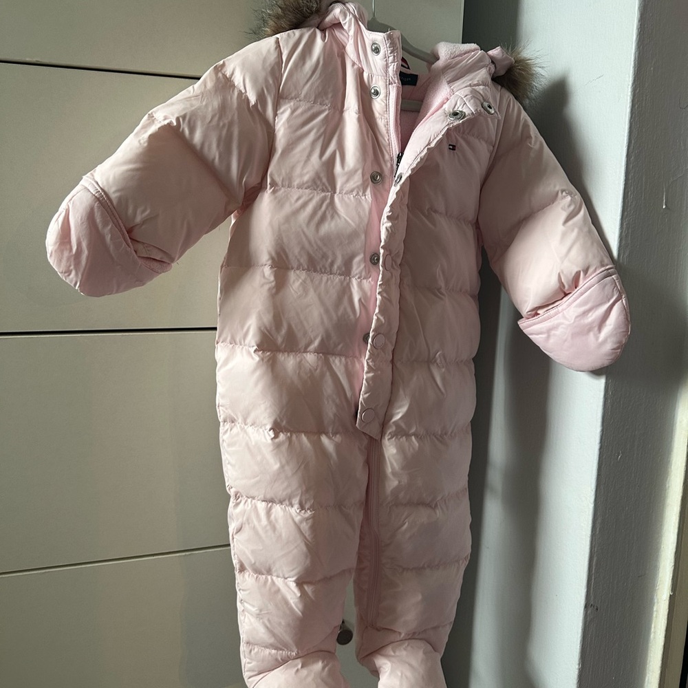 Tommy Hilfiger Pink Kids Puffer Jacket